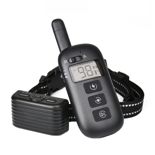 

Remote Control Trainer Dog Collar Automatic Bark Stop Device, Specification: 1 Drag 1 (Black)