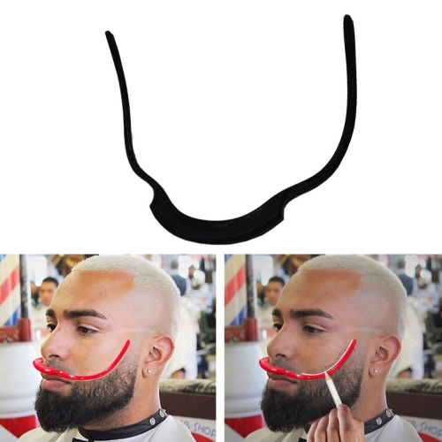 

4 PCS Beard Styling Ruler Shaving Tools(Black)