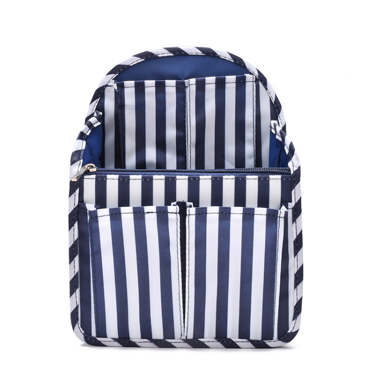 

Schoolbag Separation Organizer Storage Bag Computer Backpack Liner Bag, Color: Small Navy Stripe