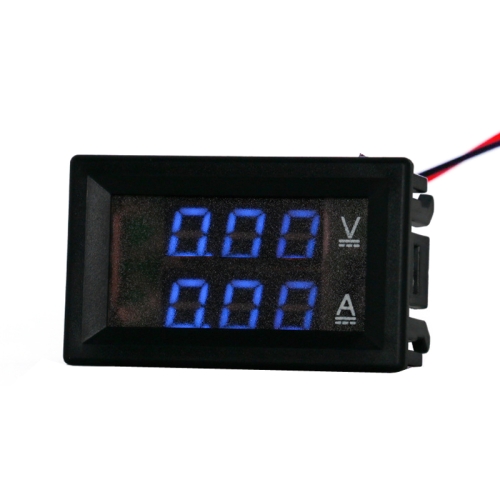 

Dual-Display Voltage Current Meter Digital DC Voltage Meter, Specification: 10A (Blue)