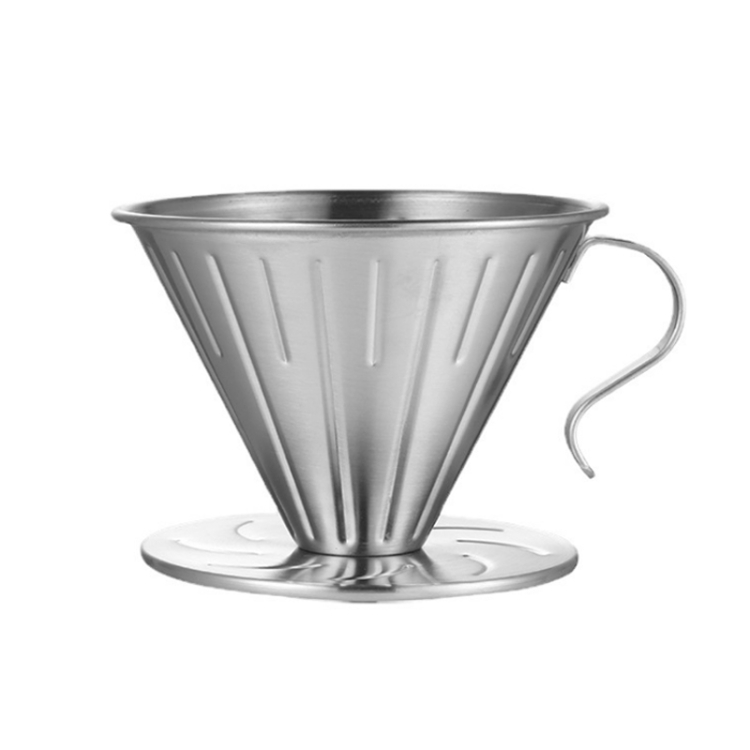

Double-layer Stainless Steel Pour-over Coffee Filter, Size: Large