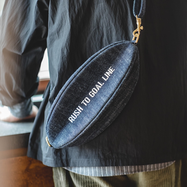

S2007075 Vintage Denim Large Capacity Crossbody Rugby Bag(Denim Blue)
