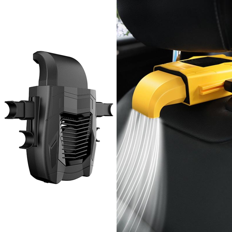 

F415 Car Multifunctional Seat Back USB Fan(Black)