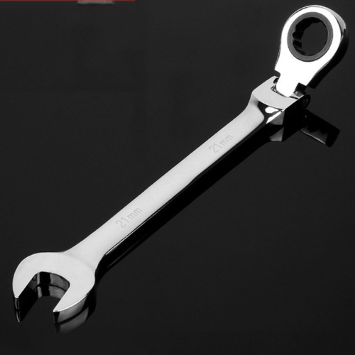 

Combination Ratchet Wrench with Flexible Head Dual-purpose Ratchet Tool, Specification: 21mm