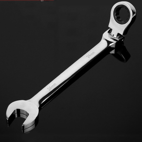 

Combination Ratchet Wrench with Flexible Head Dual-purpose Ratchet Tool, Specification: 24mm
