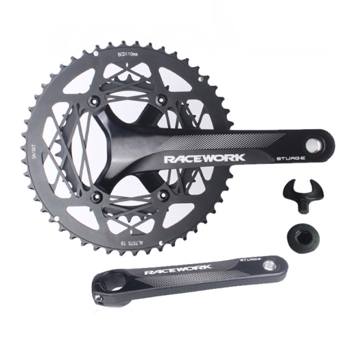 RACEWORK RKRFA Road Bike Aluminum Alloy 22 speed Crankset Spec 50 34T with BB