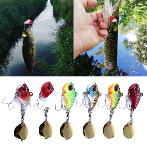 

HENG JIA Distant Rotation Sequin VIB Fake Bait, Specification: 9g(6 Colors)