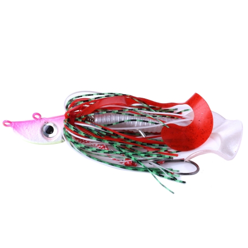 

HENGJIA JIG Fish Head Beard Lead Hook, Specification: 60G(No. 1)