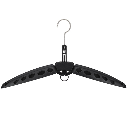 

Wetsuit Hanger Thickened Multifunctional Folding Drying Rack(Black)