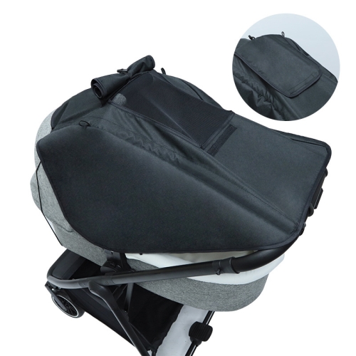 

Universal Baby Stroller Accessories Sun Shade Cover With Visible Sunroof(Black)