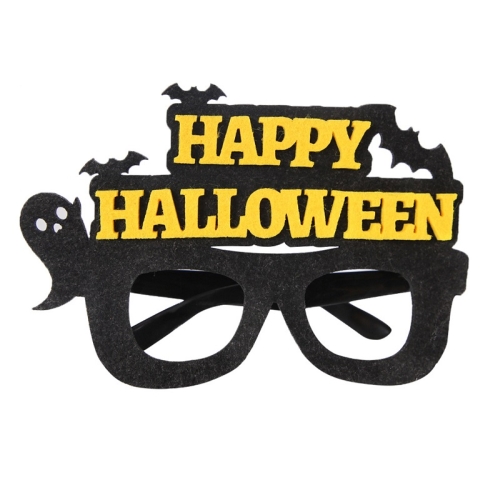 

3 PCS Halloween Decoration Funny Glasses Party Skeleton Spider Horror Props Bat Alphabet