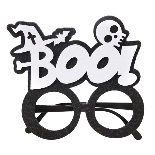 

3 PCS Halloween Decoration Funny Glasses Party Skeleton Spider Horror Props Alphabet Skull