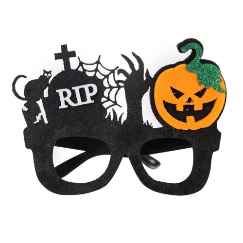 

3 PCS Halloween Decoration Funny Glasses Party Skeleton Spider Horror Props Cat Pumpkin