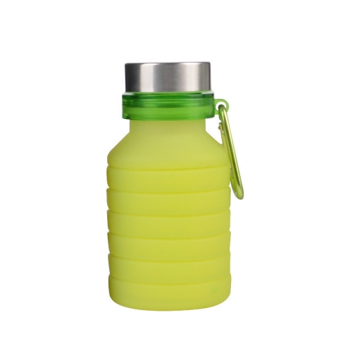 

SH-06 550ml Portable Foldable Silicone Water Bag(Green)