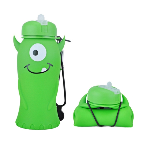 

Cute Cartoon Foldable Sports Water Bottle, Color: Demon (Green)