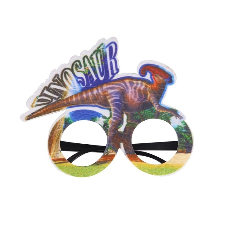 

3 PCS Dinosaur Funny Glasses Birthday Party Decoration Photo Props(B Model)