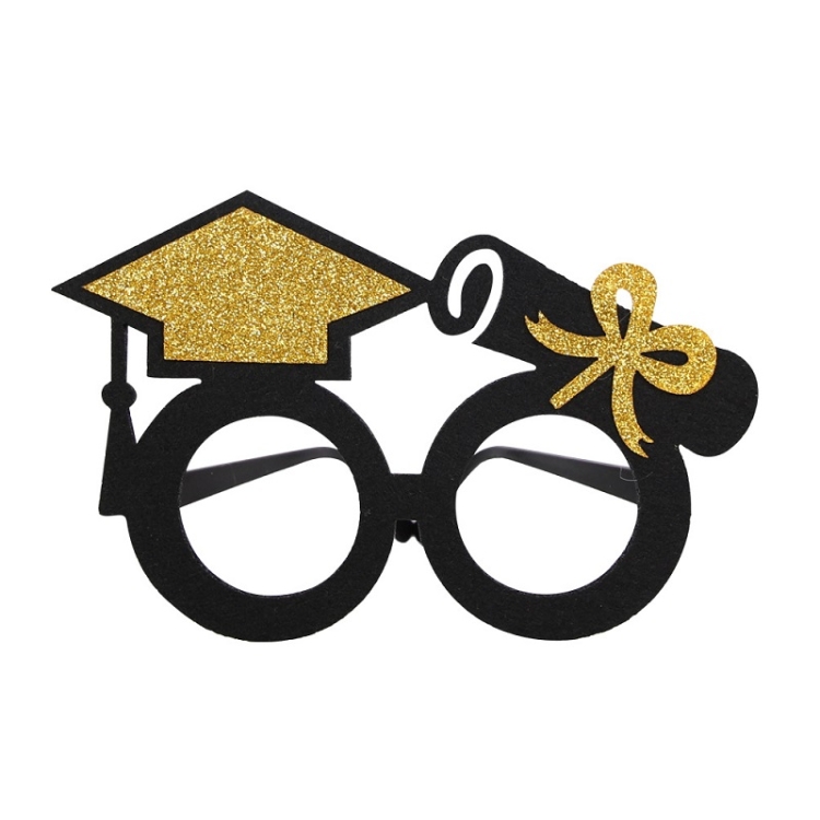 

3 PCS Graduation Season Photo Props School Party Funny Glasses, Shape: T Model