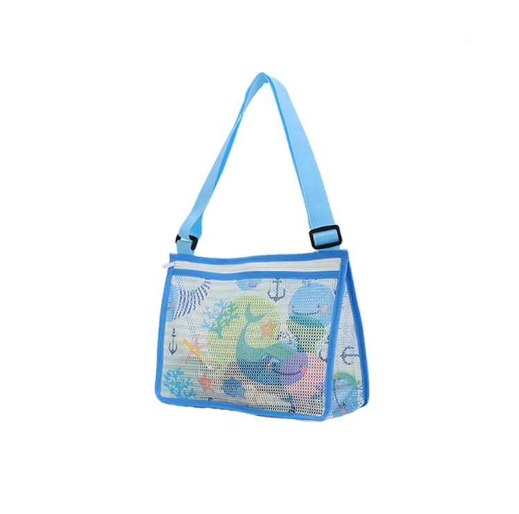 

2 PCS Printed Zipper Three-dimensional Beach Toy Bag For Children(Whale)