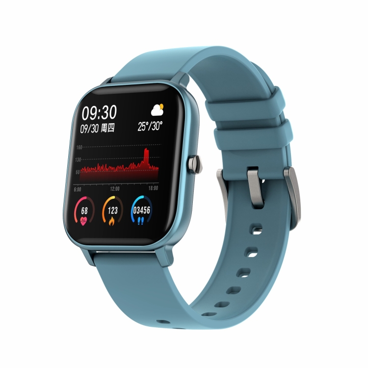 

P8 1.4 Inch Heart Rate Blood Pressure Monitoring Smart Watch, Color: Blue