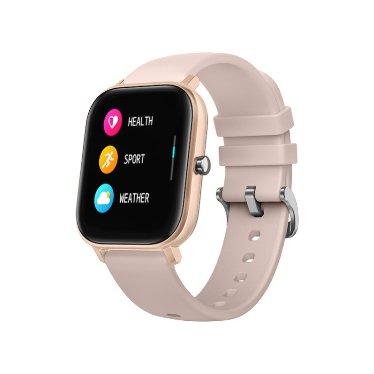 

P8 1.4 Inch Heart Rate Blood Pressure Monitoring Smart Watch, Color: Gold