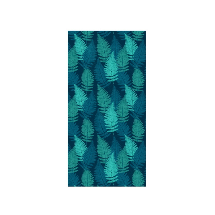 

Printed Solid Color Beach Vacation Swimming Bath Towel Beach Towel, Color: Lake Blue Needle Leaf(Round Mesh Bag)