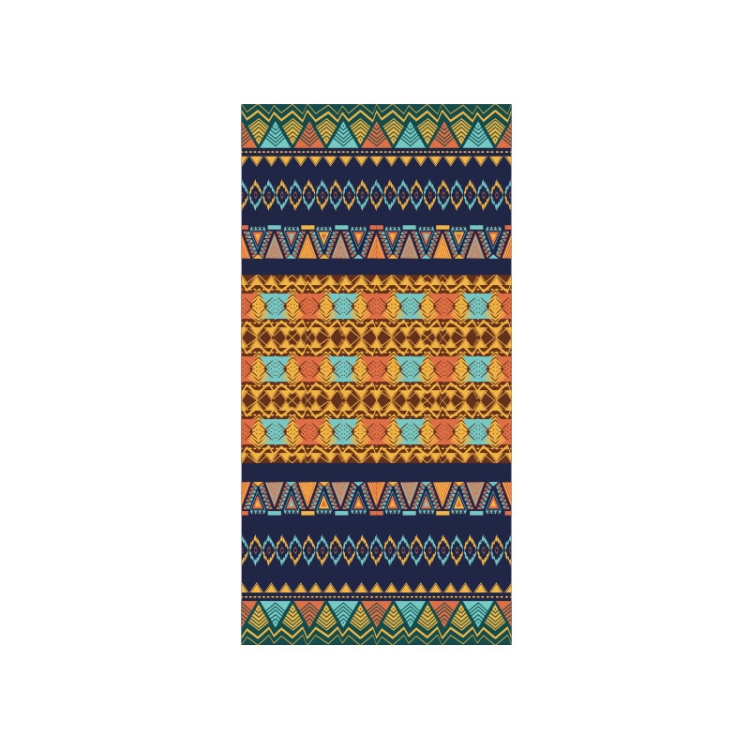 

Printed Solid Color Beach Vacation Swimming Bath Towel Beach Towel, Color: Amber Bohemia(Round Mesh Bag)