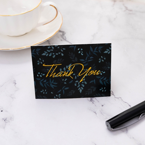 

50 PCS Holiday Thank You Messages Greeting Cards(Thank You Card 4)