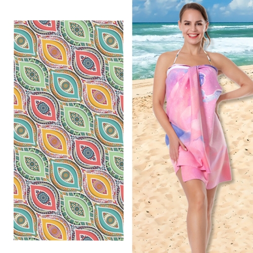 

Single Side Printed Swimming Quick Dry Beach Towel, Size: 80x160cm(Chicai Conch)