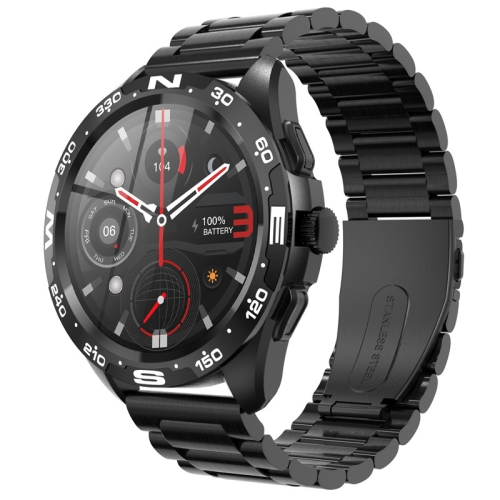 

I32 1.32 Inch TFT Sports Waterproof Smart Watch Supports Health Monitoring Custom Dial, Color: Black Steel