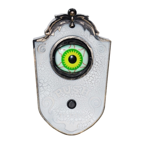 

Halloween One-eyed Doorbell Glowing Horror Sound Decoration Pendant White