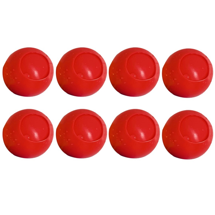 

8 PCS Children Silicone Water Polo Water Fight Toy For Venting Decompression, Diameter: 6cm(Red)