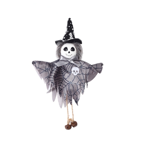 

2PCS Halloween Decorations Ghost Festival Party Doll Pendant(Skeleton Ghost)