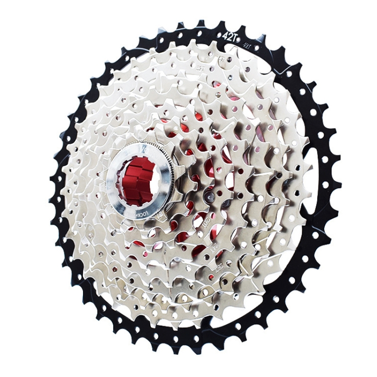 

VG Sports Split Mountain Bike Lightweight Cassette Flywheel, Style: 11 Speed 46T (Silver)