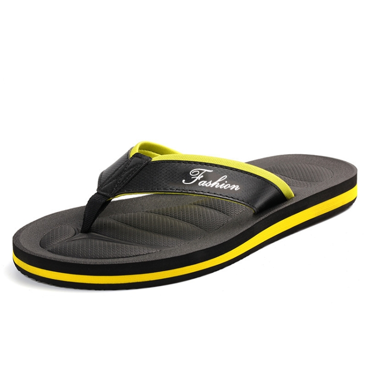 

MK-3399 Men Beach Non-slip Flip Flops, Size: 39-40(Yellow)