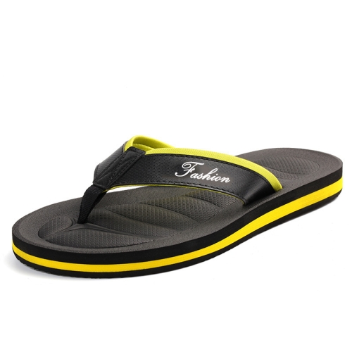 

MK-3399 Men Beach Non-slip Flip Flops, Size: 43-44(Yellow)