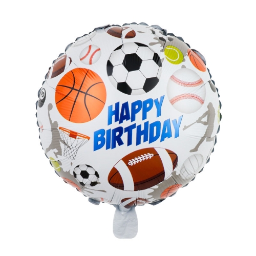 

8 PCS Ball Team Game Sports Themed Party Decoration Balloons,Style: 18 -inch Sports Ball