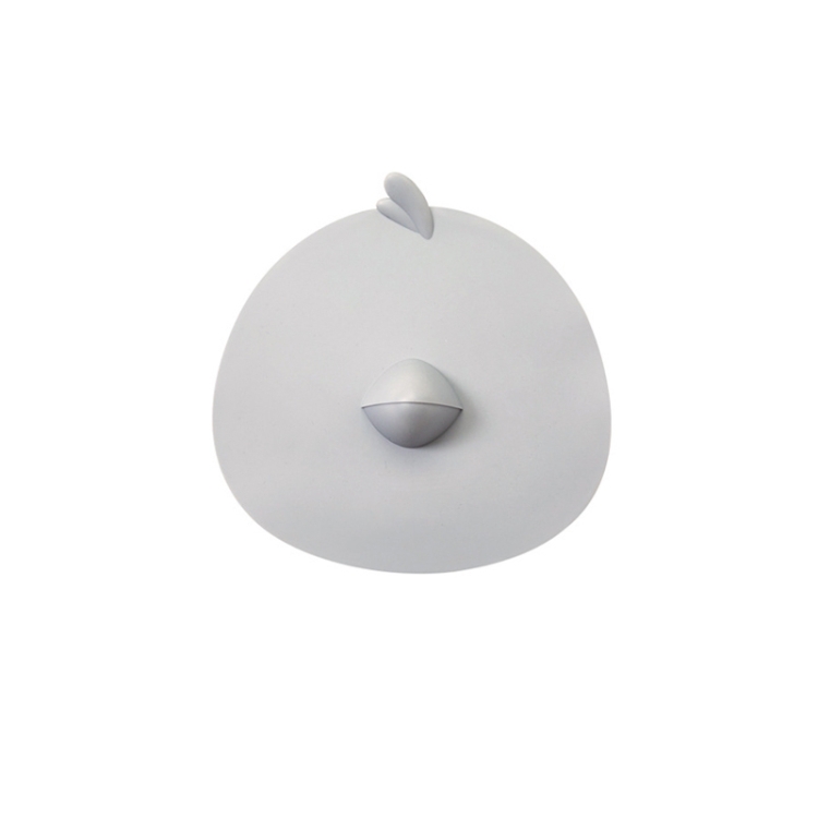 

2PCS Bird Dilver Discosit Desert Soft TPR Bathroom Sanitary Spacer Smelly Drain Cover(Grey)