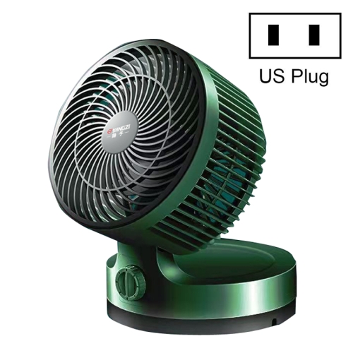 

YANGZI Home Desktop Turbo Quiet Air Circulation Fan US Plug, Style: Non-remote Head Model (Green)