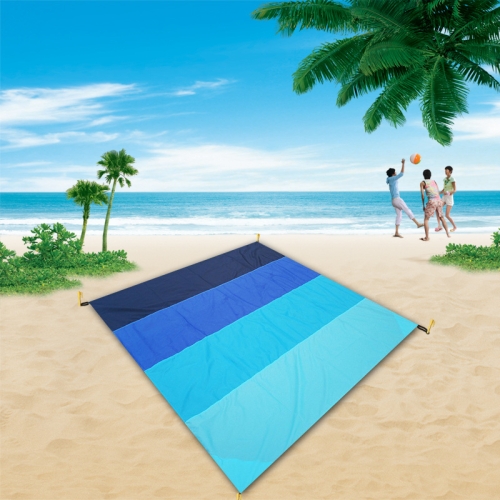 

Outdoor Grass Beach Mat Portable Picnic Waterproof Moisture-Proof Pad, Size: 200x210cm(Blue)