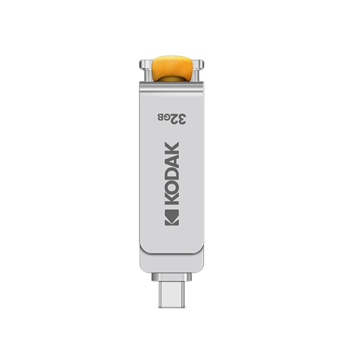 

Kodak K243C 2 In 1 Type-C/USB-C + USB3.1 High-speed Transfer U disk, Capacity: 32GB