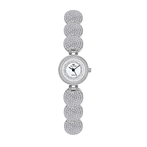 

BS Bee Sister FA1606 Diamond Inlaid Ladies Watch Jewelry Chain Watch(Silver)