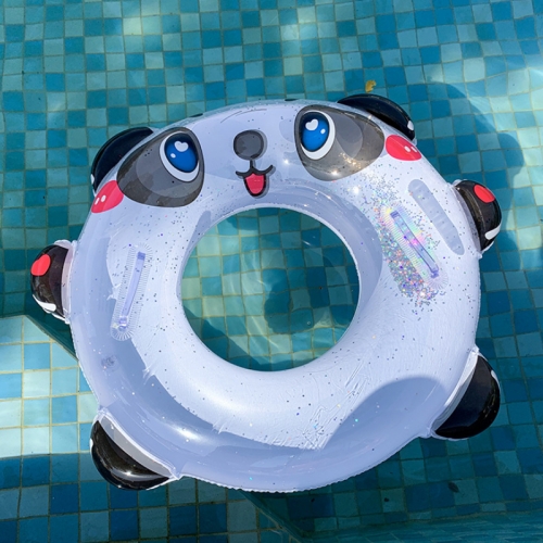 

Children Sequin Thickened Panda Swimming Ring With Handle, 60# Diameter: 50cm