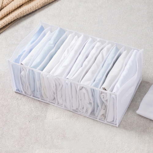 

Non-woven Clothing Sorting Storage Box White Portable 12 Grids