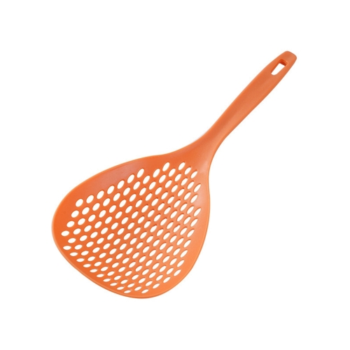 

10PCS Home Kitchen Fish Dumplings Spicy Hot Big Colander(Orange)