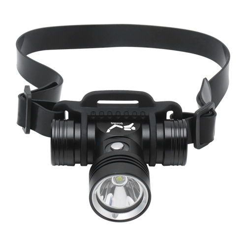 

Diving Headlamp 60m Underwater Headlight XM-L2 Led Scuba head Flashlight(Without Battery&Charger)