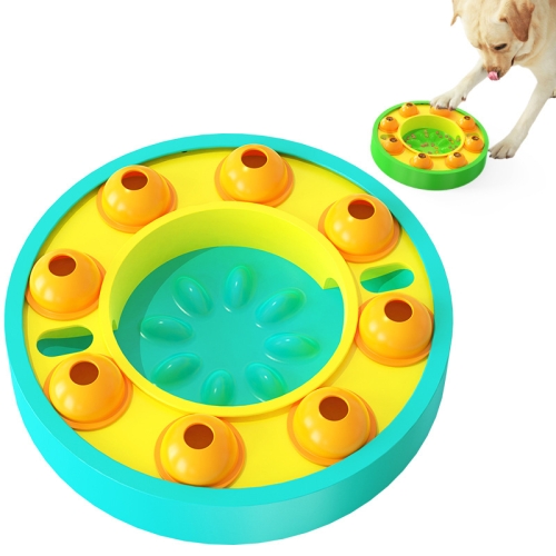 

Pet Slow Food Tray Educational Toys Training Supplies(Lake Blue)