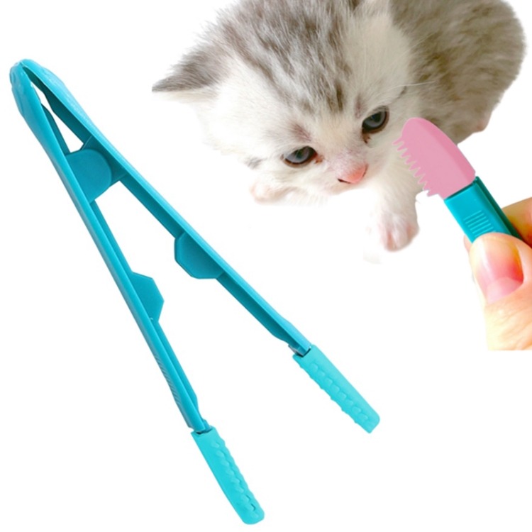 

3 PCS Cat Eye Brush Pet Eye Cleaner Cat Hair Knot Brush(All Blue)