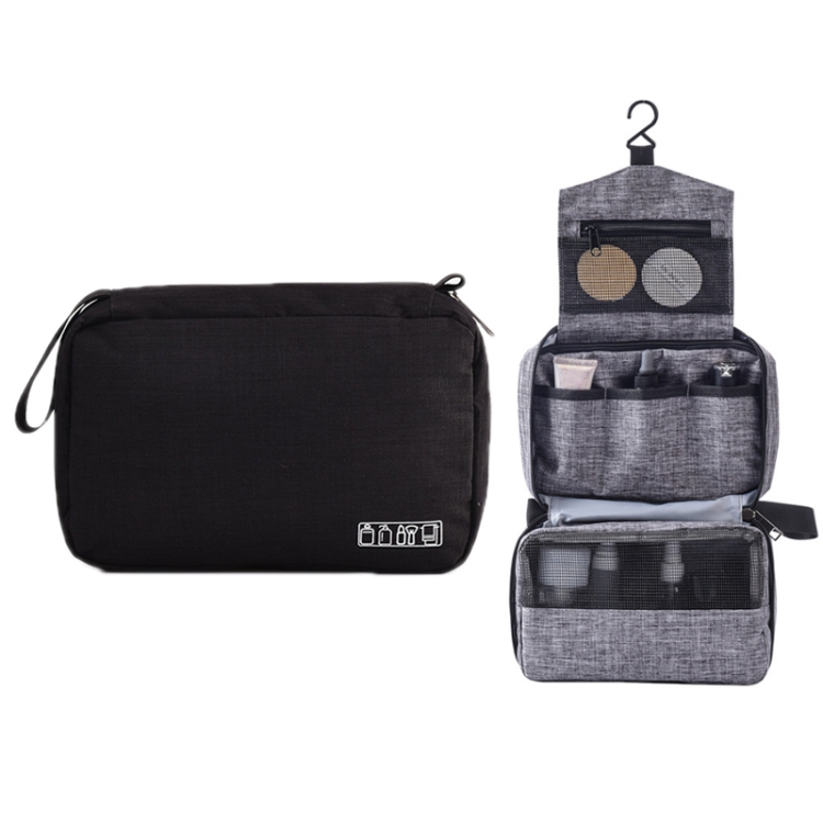 

Portable Travel Waterproof Toiletries Storage Bag(Black)