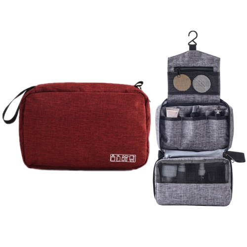 

Portable Travel Waterproof Toiletries Storage Bag(Claret)