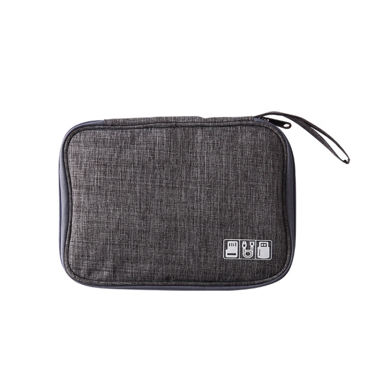 

Power Hard Drive Digital Accessories Dustproof Storage Bag, Style: Data Cable Bag (Gray)